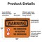 Signmission No Smoking No Eating No Drinking OSHA Warning Sign, Plastic, 18in W x 12in L, 2PK OS-2PACK-WS-P-1218-L-12712 - alternate 8